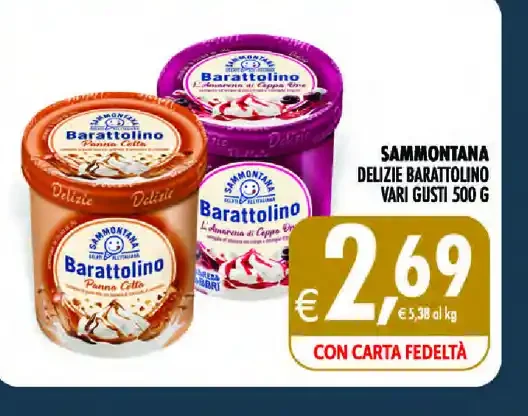 Gelato Barattolino vari gusti