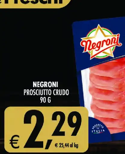 Negroni prosciutto crudo