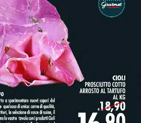 Prosciutto cotto arrosto al tartufo