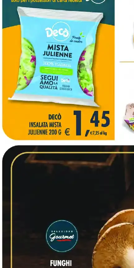 Insalata mista julienne