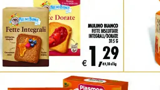 Fette biscottate integrali/dorate