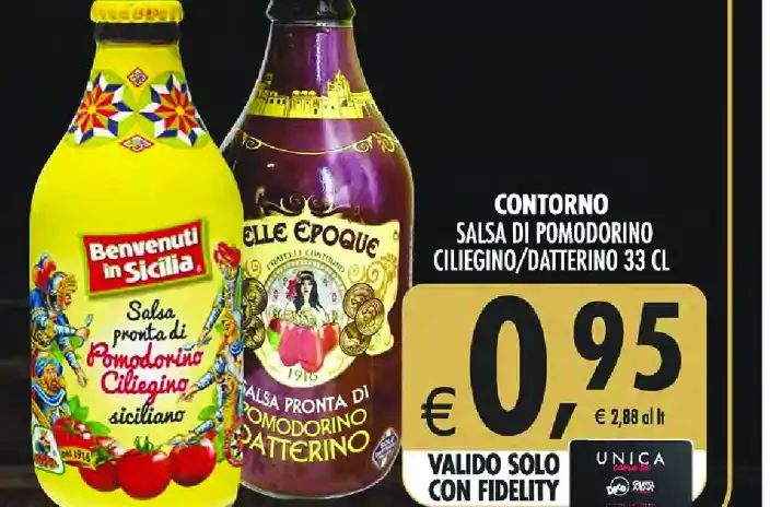 Salsa di pomodorino ciliegino/datterino