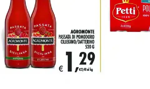 Passata di pomodoro ciliegino/datterino