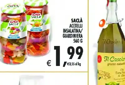 Acetelli insalatina/giardiniera