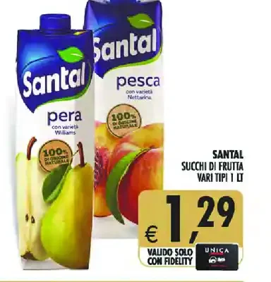 Succhi di frutta vari tipi