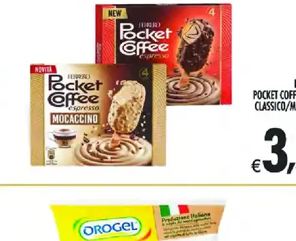 Pocket coffee stecco classico/mocaccino
