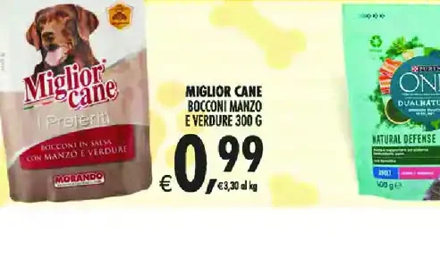 Miglior Cane bocconi manzo e verdure