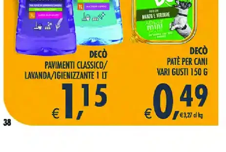 Decò pavimenti classico/lavanda igienizzante