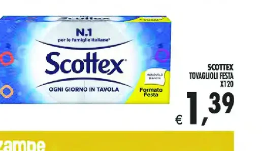 Scottex tovaglioli festa