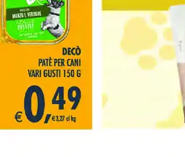 Decò paté per cani vari gusti