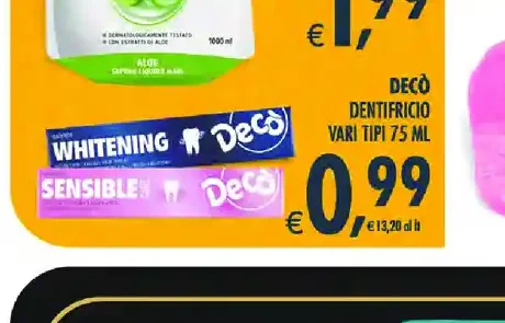 Decò sapone liquido ricarica neutro/aloe