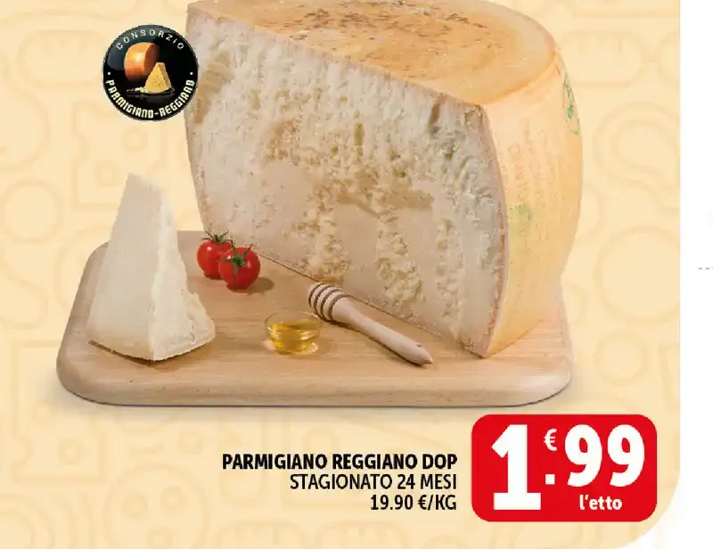 Parmigiano Reggiano DOP stagionato 24 mesi