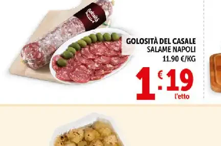 Salame Napoli Golosità del Casale
