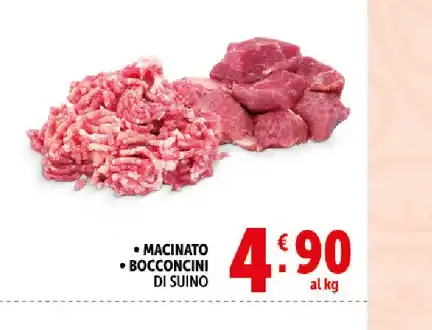 Macinato e bocconcini di suino