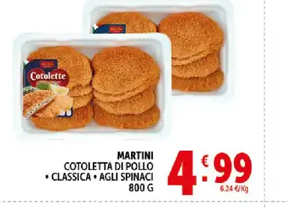 Martini cotoletta di pollo