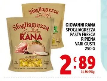 Giovanni Rana sfogliarezza pasta fresca ripiena