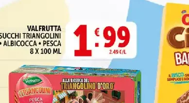 Valfrutta succhi triangolini