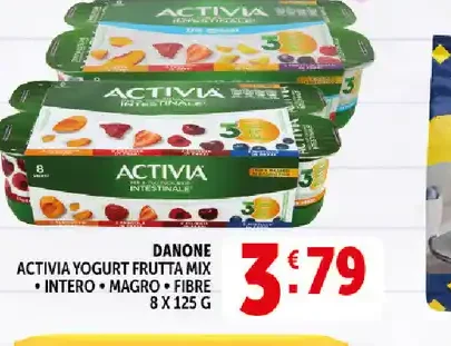 Danone Activia yogurt