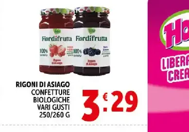 Rigoni di Asiago confetture biologiche