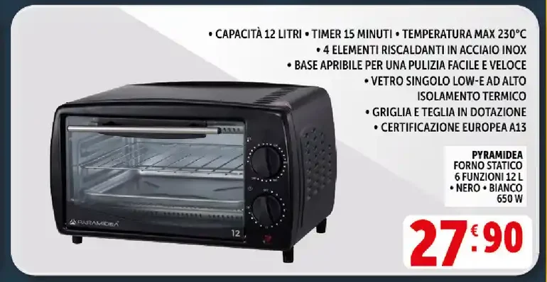 Forno statico Pyramidea