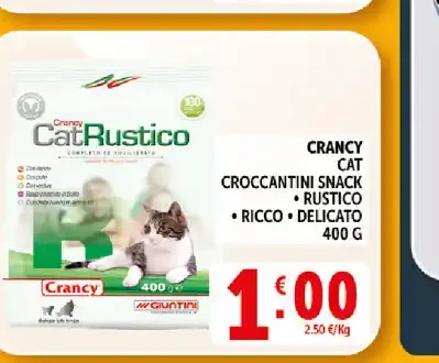 Croccantini snack per gatti