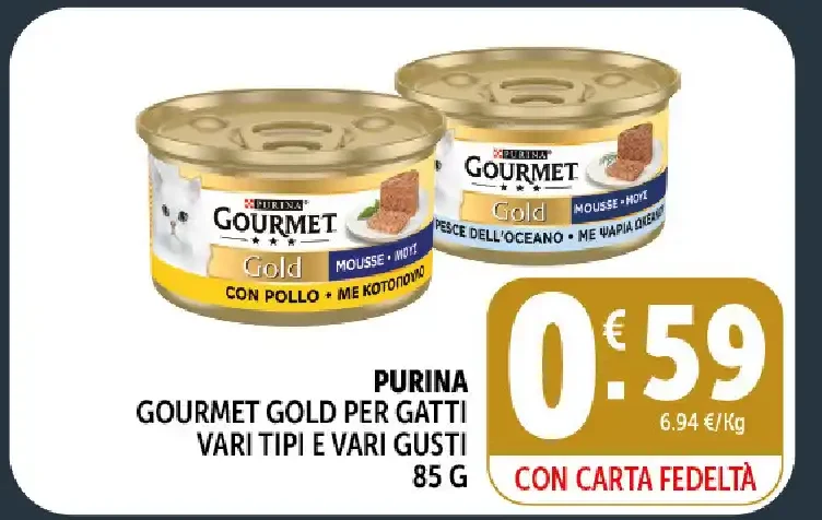 Alimento umido per gatti