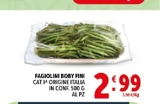 Fagiolini baby fini