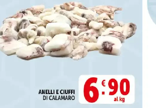 Anelli e ciuffi di calamaro