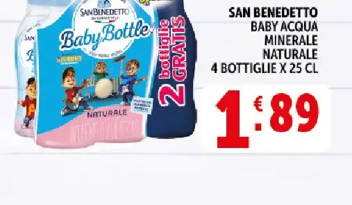 Acqua naturale San Benedetto Baby Bottle