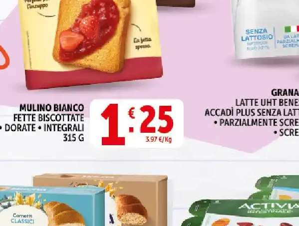 Fette biscottate Mulino Bianco