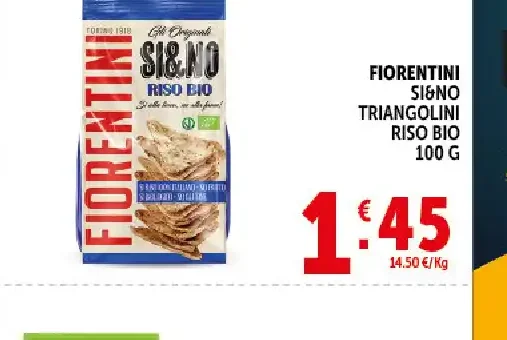 Fiorentini Si&No triangolini riso bio