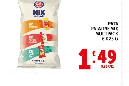 Pata patatine mix multipack