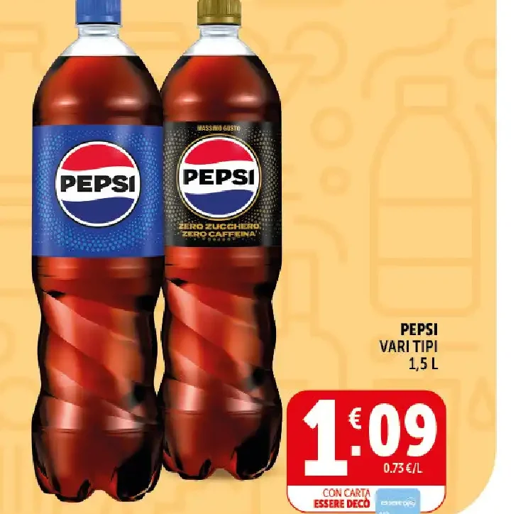 Pepsi vari tipi