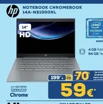 Notebook Chromebook HP 14a-ne1001nl