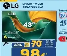 LG Smart TV LED 43UA73006LA