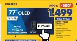 Samsung Smart TV OLED 77 pollici