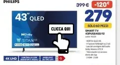 Philips QLED TV 43 pollici