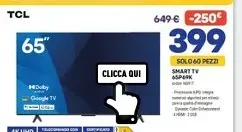 TCL Smart TV 65 pollici