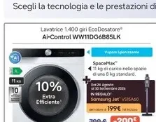 Lavatrice Ai-Control WW11DG6B85LK