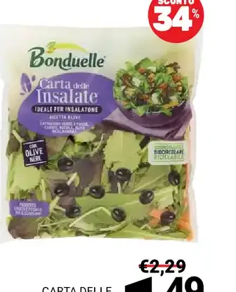 Carta delle insalate ricetta olive
