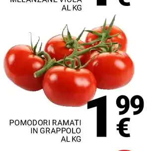 Pomodori ramati in grappolo