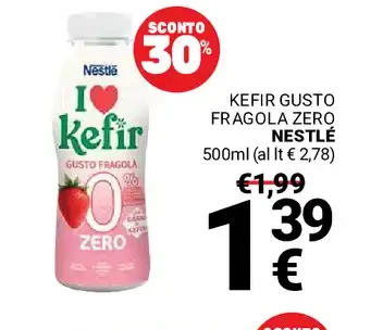 Kefir gusto fragola zero Nestlé