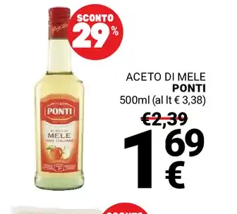 Aceto di mele Ponti