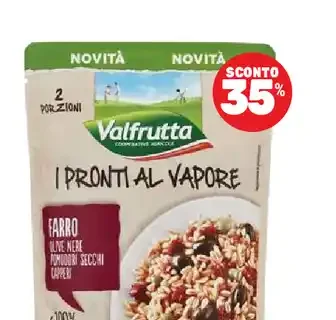 Piatti pronti al vapore Valfrutta