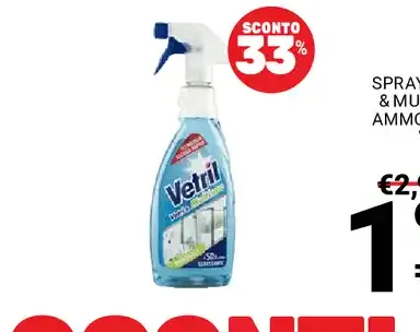 Spray vetri e multiuso Vetril