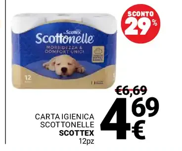 Carta igienica Scottonelle Scottex