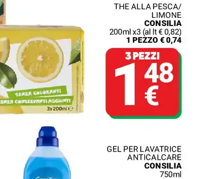 The alla pesca/limone Consilia