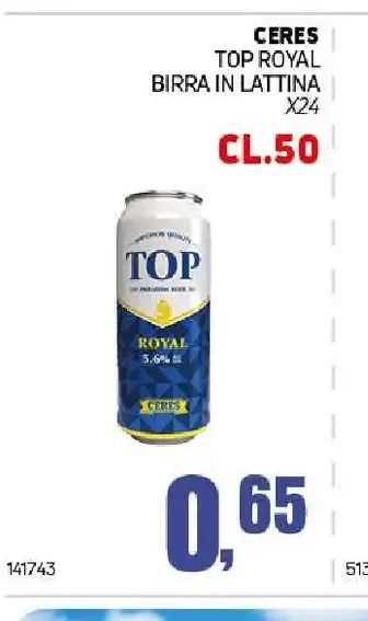 Birra Ceres Top Royal