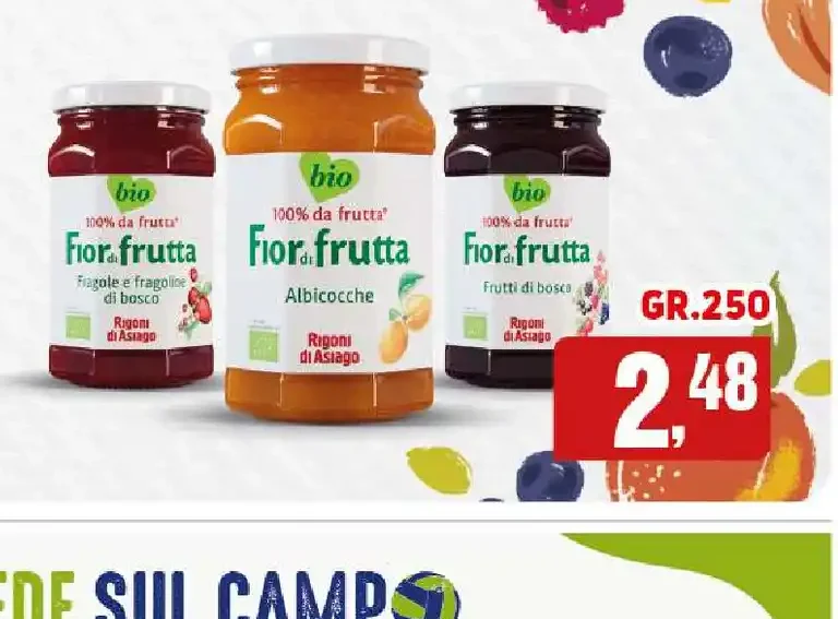 Confettura bio Fior di Frutta