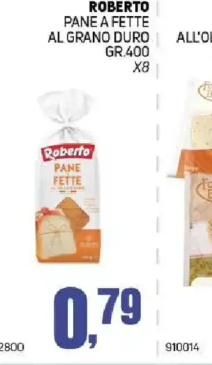 Pane a fette al grano duro